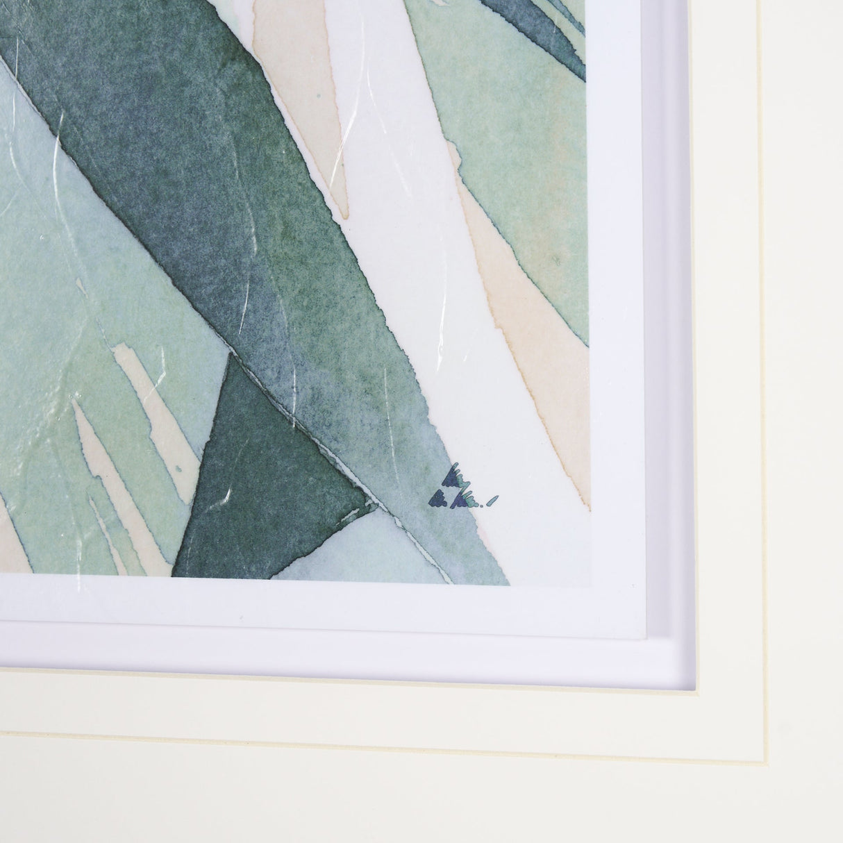 Variegated Patterns I by Mercana Studio Hand Embellished Textured Framed Art Print Matted under Glas by Mercana at Eve Furniture