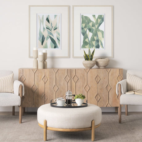 Variegated Patterns I by Mercana Studio Hand Embellished Textured Framed Art Print Matted under Glas by Mercana at Eve Furniture