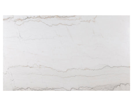 Varley White and Black Genuine Marble Dining Table by Crown Mark at Eve Furniture
