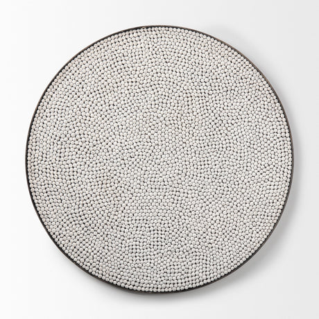 Varoona Decorative Wall Object featuring Rudraksha Stones by Mercana at Eve Furniture