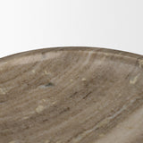 Vasca Gray Marble Decorative Pedestal Bowl by Mercana at Eve Furniture