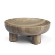 Vasca Gray Marble Decorative Pedestal Bowl by Mercana at Eve Furniture