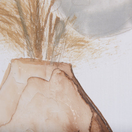 Vase Gray Pods by Mercana Studio a Hand Embellished Textured Canvas by Mercana at Eve Furniture