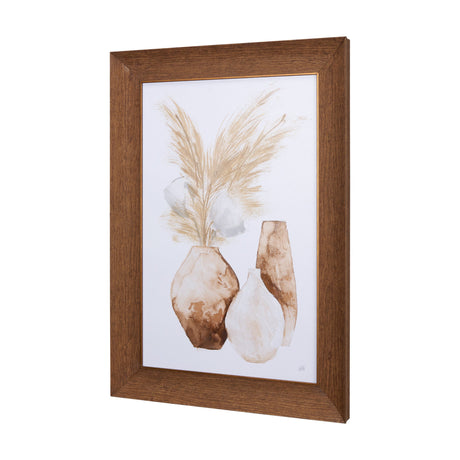 Vase Gray Pods by Mercana Studio a Hand Embellished Textured Framed Art Print by Mercana at Eve Furniture