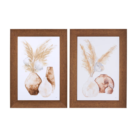 Vase Gray Pods by Mercana Studio a Hand Embellished Textured Framed Art Print by Mercana at Eve Furniture