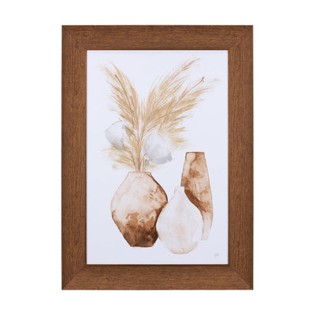 Vase Gray Pods by Mercana Studio a Hand Embellished Textured Framed Art Print by Mercana at Eve Furniture