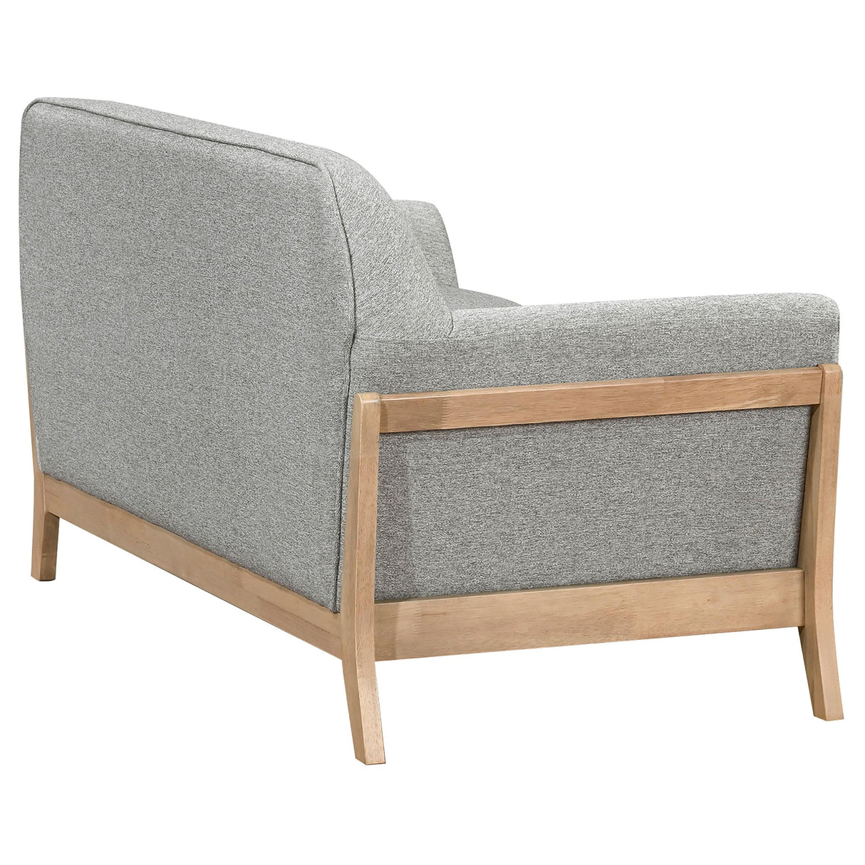 Vaughn 2-piece Fabric Upholstered Flared Arm Sofa Set Grey by Coaster at Eve Furniture