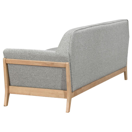 Vaughn 3-piece Fabric Upholstered Flared Arm Sofa Set Grey by Coaster at Eve Furniture