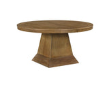 Vaughn 5-Piece Dining Room Set with Annie Barrel Chocolate Velvet Chairs by Steve Silver at Eve Furniture