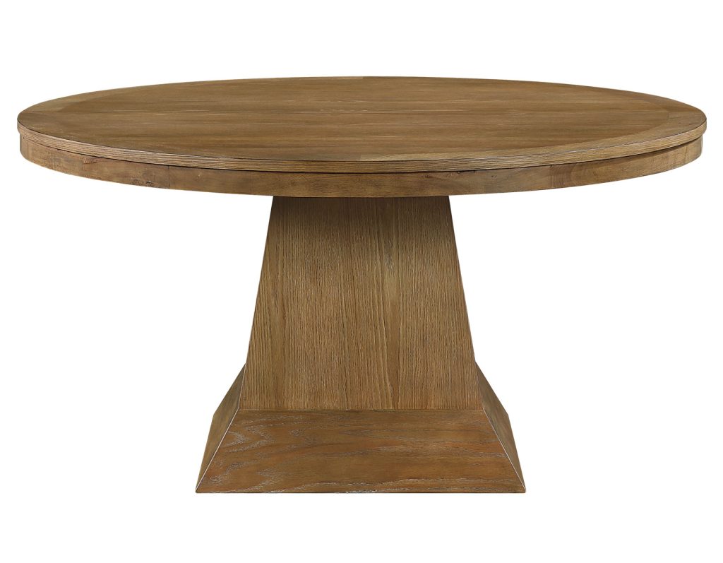 Vaughn 5-Piece Dining Room Set with Annie Barrel Chocolate Velvet Chairs by Steve Silver at Eve Furniture