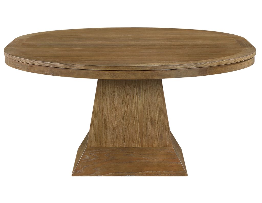 Vaughn 5-Piece Dining Room Set with Annie Barrel Chocolate Velvet Chairs by Steve Silver at Eve Furniture
