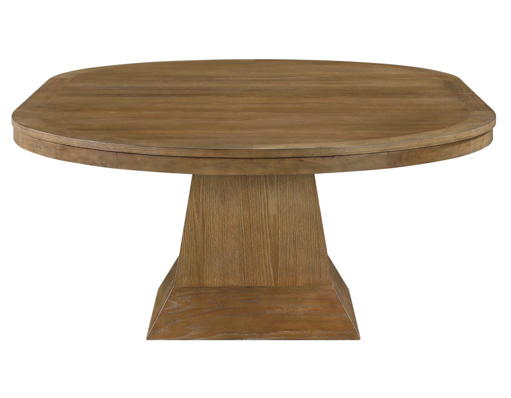 Vaughn 5-Piece Dining Room Set with Annie Barrel Chocolate Velvet Chairs by Steve Silver at Eve Furniture