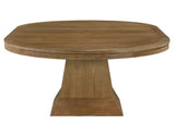 Vaughn 5-Piece Dining Room Set with Annie Barrel Chocolate Velvet Chairs by Steve Silver at Eve Furniture