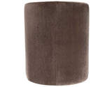 Vaughn 5-Piece Dining Room Set with Annie Barrel Chocolate Velvet Chairs by Steve Silver at Eve Furniture