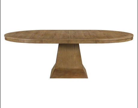 Vaughn 5-Piece Dining Room Set with Annie Barrel Chocolate Velvet Chairs by Steve Silver at Eve Furniture