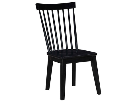 Vaughn Black Modern Windsor Side Chair, Set of 2 by Steve Silver at Eve Furniture