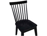 Vaughn Black Modern Windsor Side Chair, Set of 2 by Steve Silver at Eve Furniture
