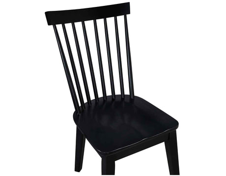 Vaughn Black Modern Windsor Side Chair, Set of 2 by Steve Silver at Eve Furniture
