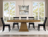 Vaughn Black Modern Windsor Side Chair, Set of 2 by Steve Silver at Eve Furniture