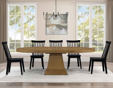 Vaughn Black Modern Windsor Side Chair, Set of 2 by Steve Silver at Eve Furniture