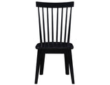Vaughn Coffee/Black 5-Piece 60-96″ w/2-18 Leaves Dining Set by Steve Silver at Eve Furniture