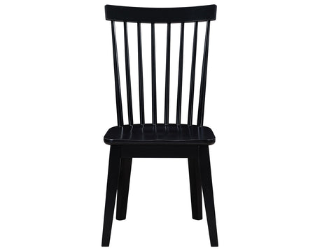 Vaughn Coffee/Black 5-Piece 60-96″ w/2-18 Leaves Dining Set by Steve Silver at Eve Furniture