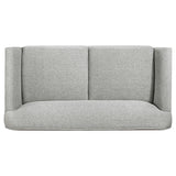 Vaughn 3-piece Fabric Upholstered Flared Arm Sofa Set Grey by Coaster at Eve Furniture