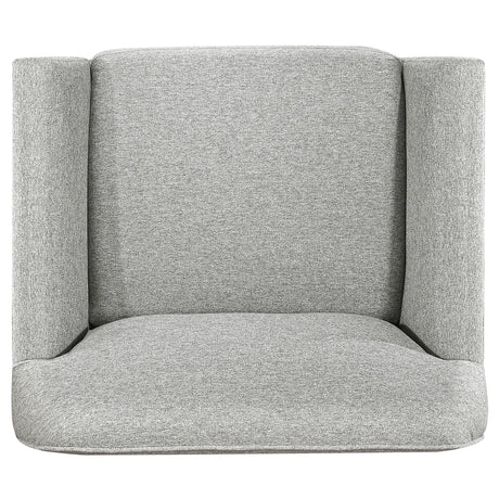 Vaughn 3-piece Fabric Upholstered Flared Arm Sofa Set Grey by Coaster at Eve Furniture