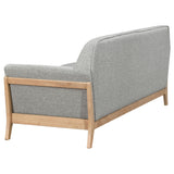 Vaughn 3-piece Fabric Upholstered Flared Arm Sofa Set Grey by Coaster at Eve Furniture