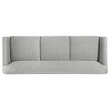 Vaughn 3-piece Fabric Upholstered Flared Arm Sofa Set Grey by Coaster at Eve Furniture