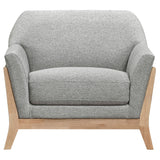 Vaughn Gray Fabric Upholstered Flared Arm Accent Chair by Coaster at Eve Furniture