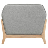 Vaughn Gray Fabric Upholstered Flared Arm Accent Chair by Coaster at Eve Furniture