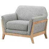 Vaughn Gray Fabric Upholstered Flared Arm Accent Chair by Coaster at Eve Furniture