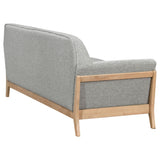 Vaughn Gray Fabric Upholstered Flared Arm Sofa by Coaster at Eve Furniture