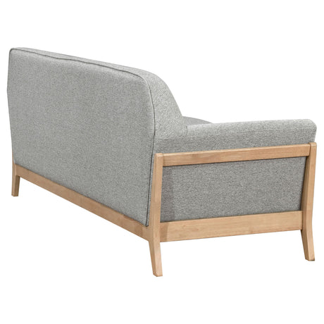 Vaughn Gray Fabric Upholstered Flared Arm Sofa by Coaster at Eve Furniture