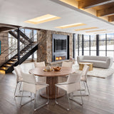 Vault Brown 2 in 1 Table by Zuomod at Eve Furniture