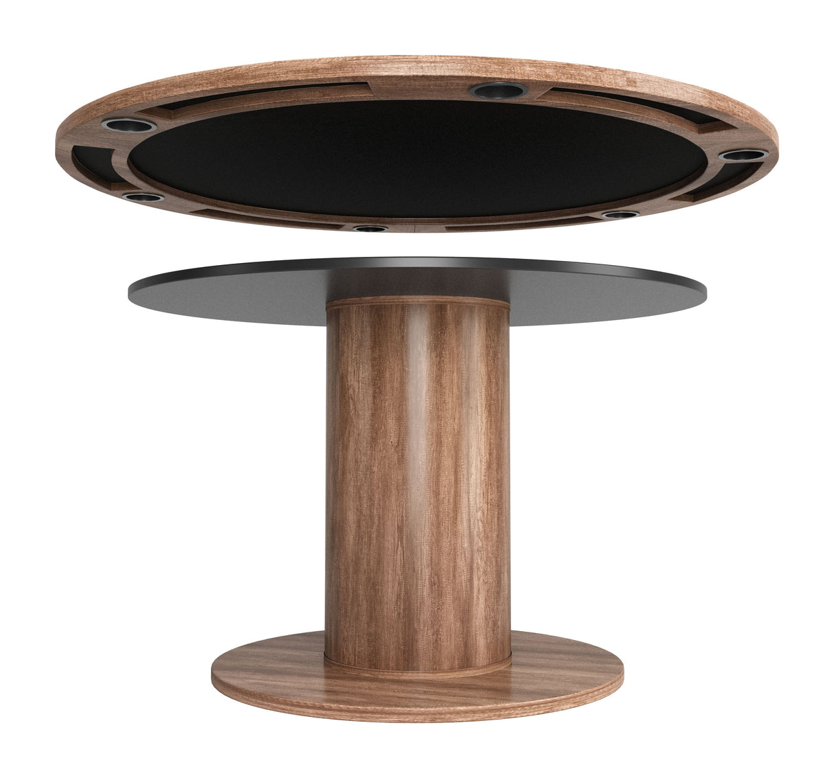 Vault Brown 2 in 1 Table by Zuomod at Eve Furniture