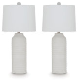 Vauville White Table Lamp (Set of 2) by Ashley at Eve Furniture