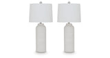 Vauville White Table Lamp (Set of 2) by Ashley at Eve Furniture
