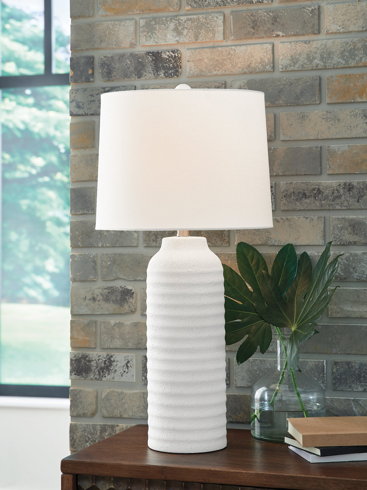 Vauville White Table Lamp (Set of 2) by Ashley at Eve Furniture