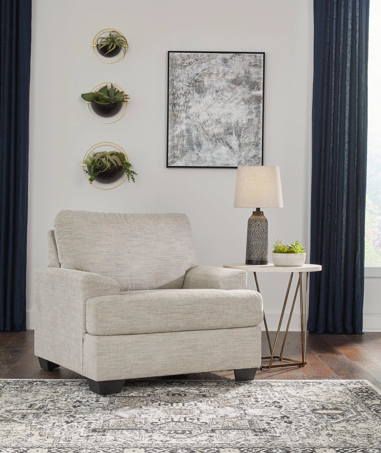 Vayda Pebble Chair by Ashley at Eve Furniture
