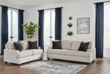 Vayda Pebble Living Room Set by Ashley at Eve Furniture