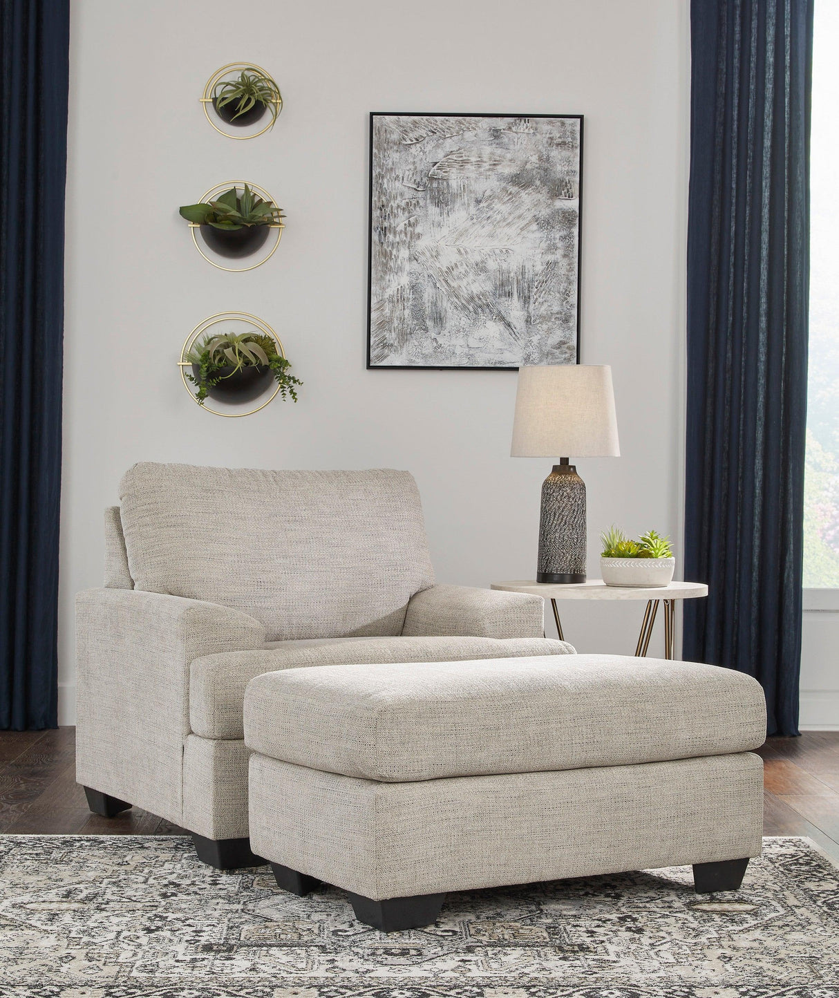 Vayda Pebble Living Room Set by Ashley at Eve Furniture
