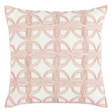 VC Elea Ivory/Blush 22x22 Throw Pillow (Set of 2) by Classic Home at Eve Furniture
