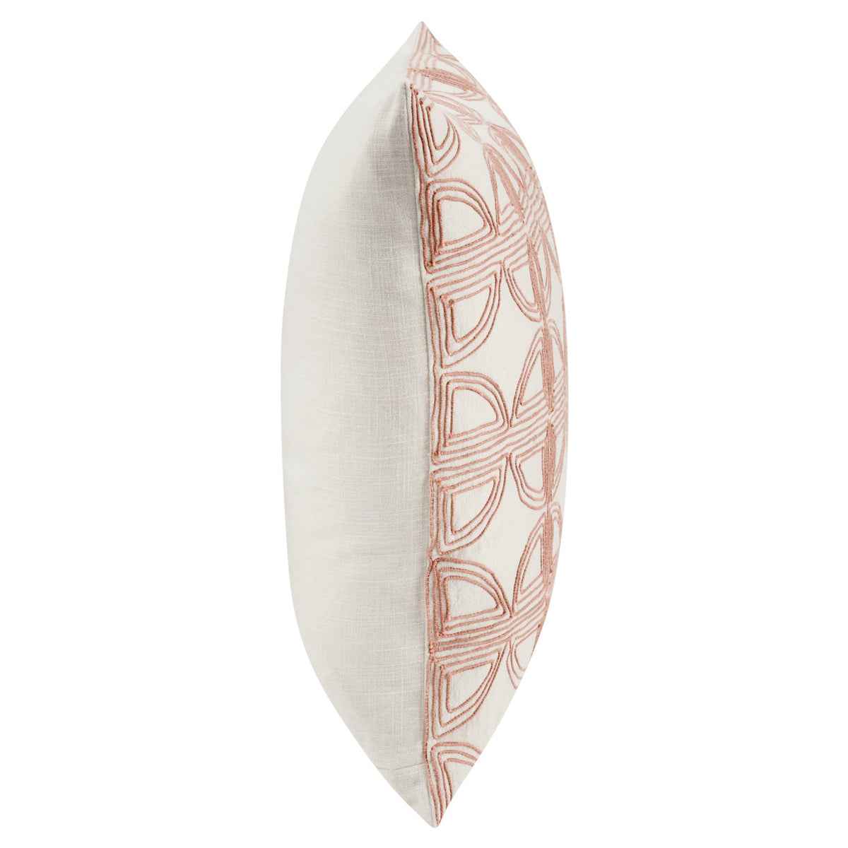 VC Elea Ivory/Blush 22x22 Throw Pillow (Set of 2) by Classic Home at Eve Furniture