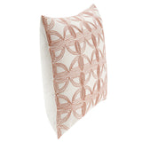 VC Elea Ivory/Blush 22x22 Throw Pillow (Set of 2) by Classic Home at Eve Furniture