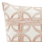 VC Elea Ivory/Blush 22x22 Throw Pillow (Set of 2) by Classic Home at Eve Furniture