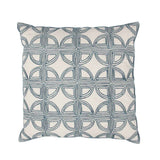 VC Elea Ivory/Navy 22x22 Throw Pillow (Set of 2) by Classic Home at Eve Furniture