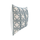 VC Elea Ivory/Navy 22x22 Throw Pillow (Set of 2) by Classic Home at Eve Furniture