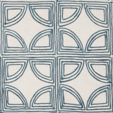 VC Elea Ivory/Navy 22x22 Throw Pillow (Set of 2) by Classic Home at Eve Furniture